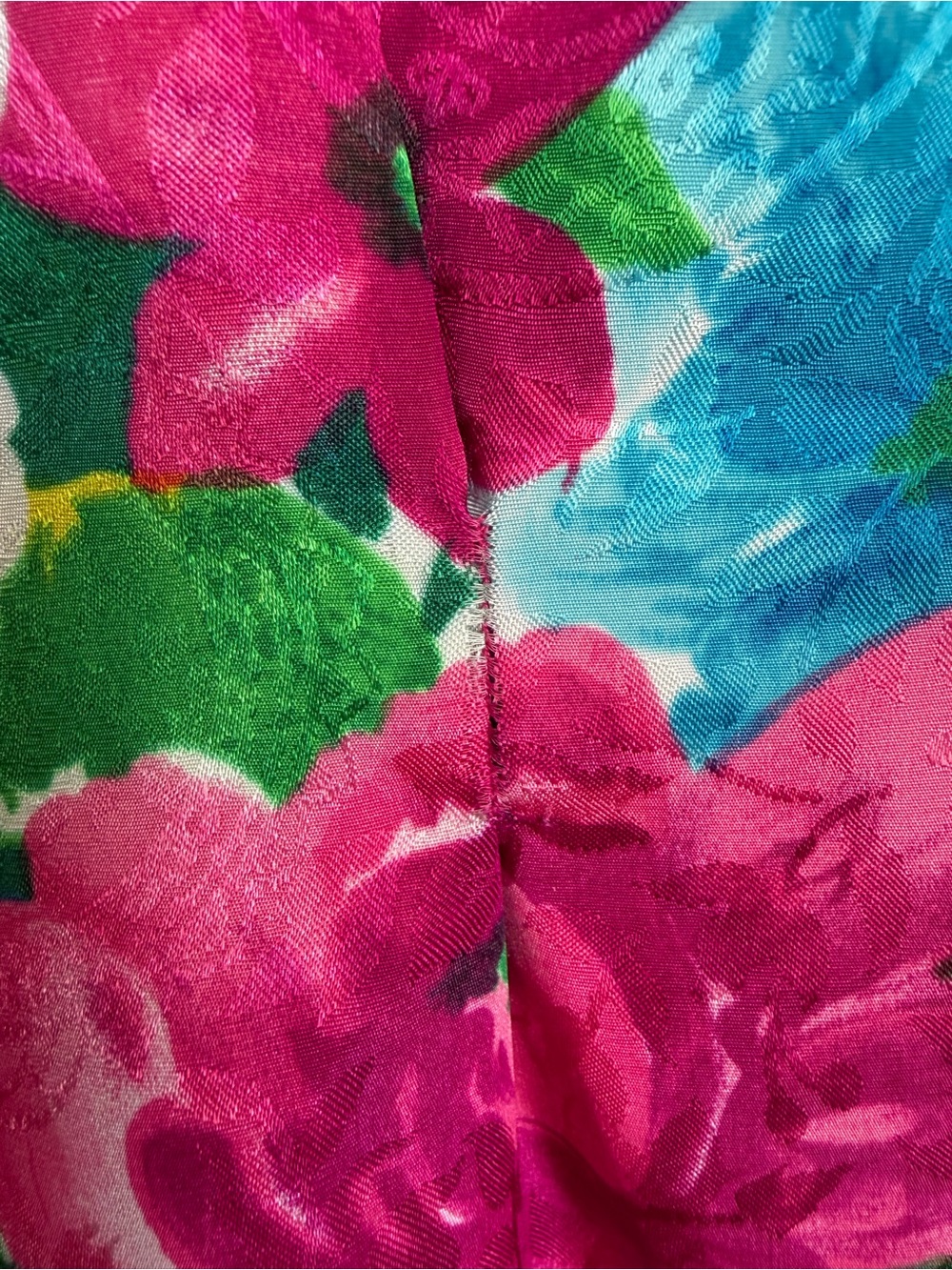 Victoria's Secret Gold Label Satin Pajama Top Small Floral Vintage Lounge Y2K - Picture 9 of 13